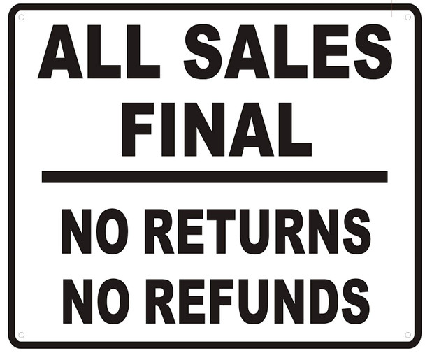 ALL SALES FINAL