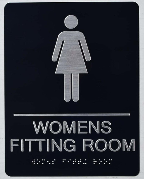 WomenS Fitting Room ACCESSIBLE with Symbol Braille Sign-Tactile Signs - WomenS Fitting Room ACCESSIBLE with Symbol Braille Sign-Tactile Signs -