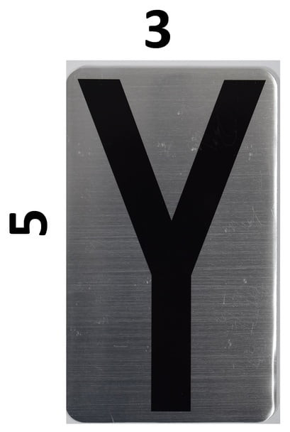 House Number Letter Sign/Apartment Number Letter Signage- Letter Y House Number Letter Sign/Apartment Number Letter Signage- Letter Y