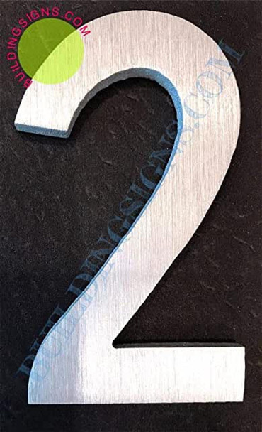 Aluminum Number 2 Sign Aluminum Number 2 Sign