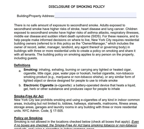 Lease riders for owner