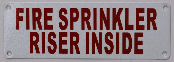 FIRE Sprinkler Riser Inside Sign