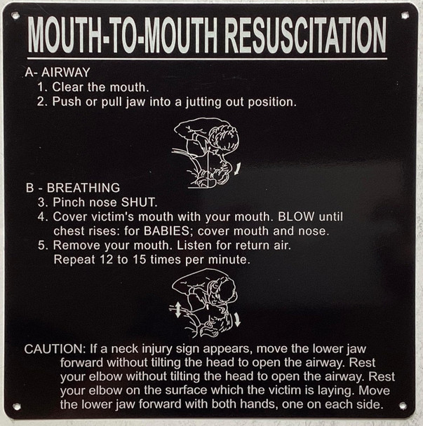 Mouth to mouth resuscitation SIGN Mouth to mouth resuscitation SIGN