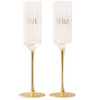Cristina Re Champagne Flutes Set - Mr & Mrs