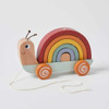 Wooden Snail Pull Toy