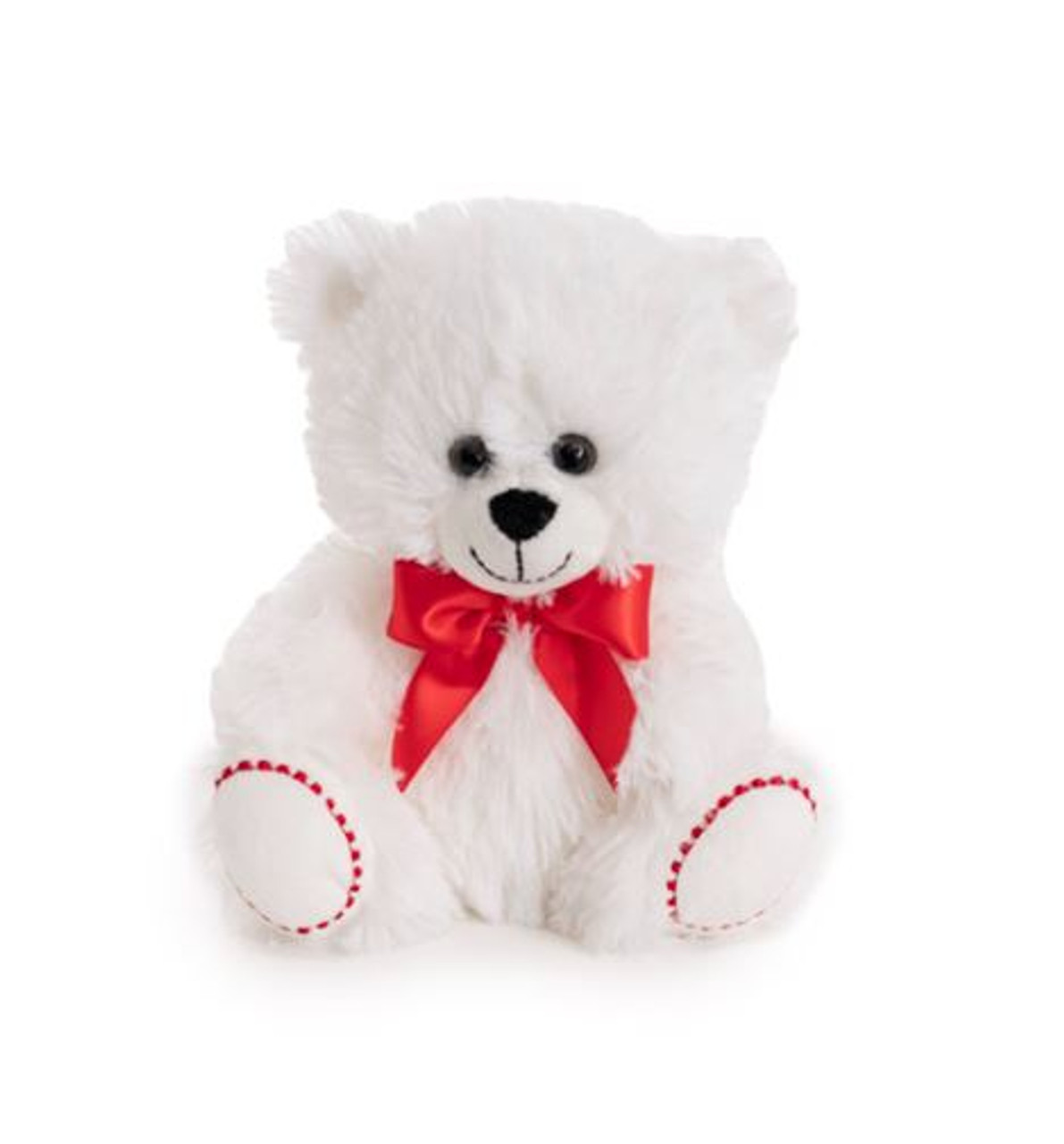 white cuddly bear