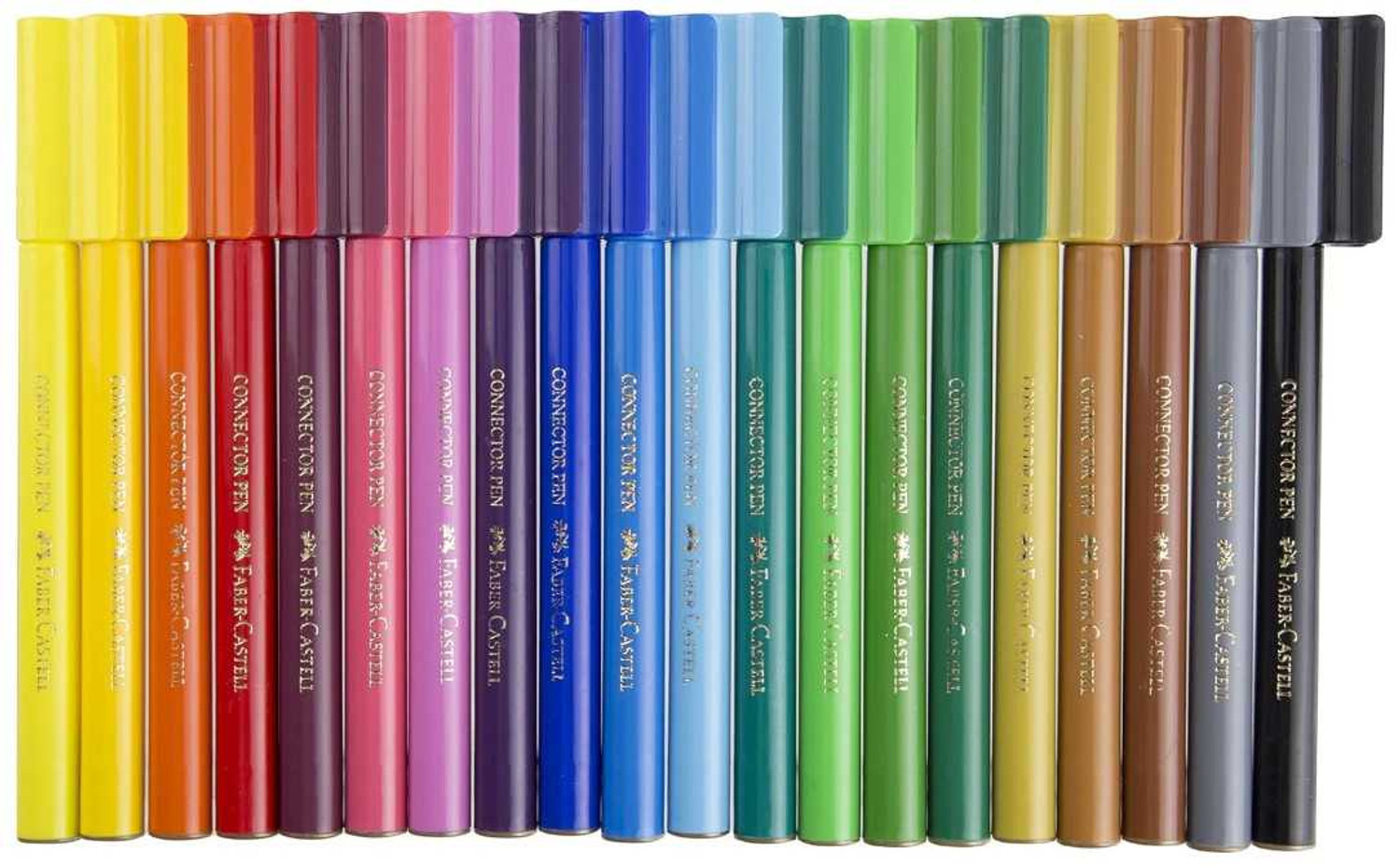 Faber-Castell Connector Pen Set - Pack of 15 (Assorted)
