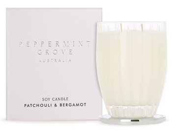 Patchouli + Bergamot Small Candle 60g - Peppermint Grove Candles
