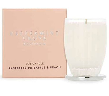 Raspberry Pineapple & Peach Small Candle 60g - Peppermint Grove
