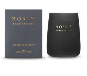 Moss St Sage & Cedar Large Candle | 320g