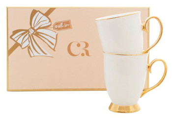 Ivory Mug Set - Set of 2 - Cristina Re