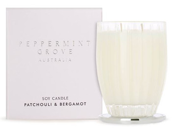 Patchouli + Bergamot Candle 700g - Peppermint Grove Candles