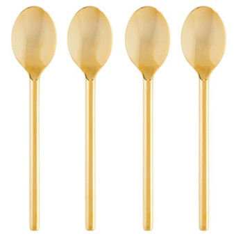 Cristina Re Moderne Spoon Set of 4 - Gold Plated