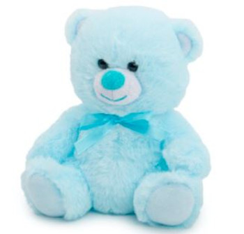 Baby Blue Small Teddy Bear Toby (15cmH)