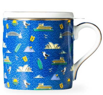 T2 Mugs | Tea Cups | Iconic Sydney Breakfast Mug + Infuser