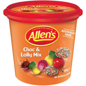 Allens Choc & Lolly Mix Pot 200g