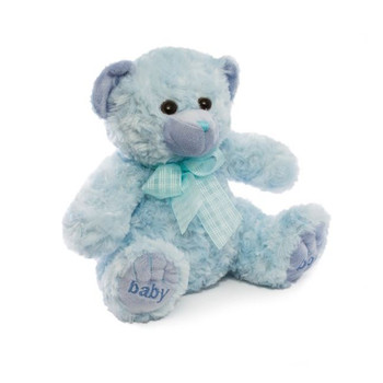 Blue Teddy Bear | Baby Boy Blue Teddy Bear Georgie