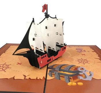 Pop Up Cards | Pirate Ship
