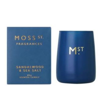 Moss St Sandalwood & Sea Salt Small Candle | 80g