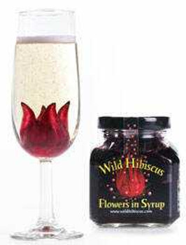 Wild Hibiscus Flowers In Syrup Jar 250ml