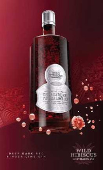 Deep Dark Red Finger Lime Gin 750ml