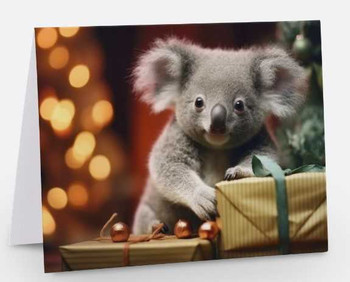 Luxury Christmas Card Australian Koala