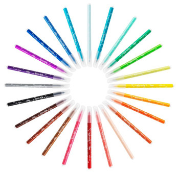 Assorted Colours, Pack of 18 Markers