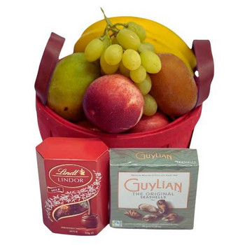 Fruit and chocolate Basket