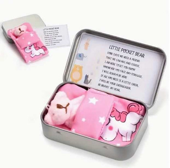 Little Pocket Bear in Tin - Pink