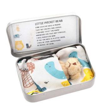 Little Pocket Bear in Tin - Blue