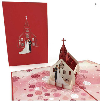 Wedding Chapel Pop-Up Card