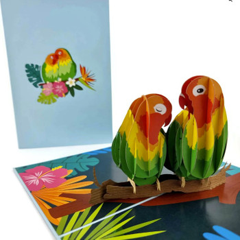 Pop Up Card Australia | Birds Love