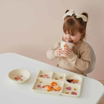 Pink Dividing Dining Set for Kids