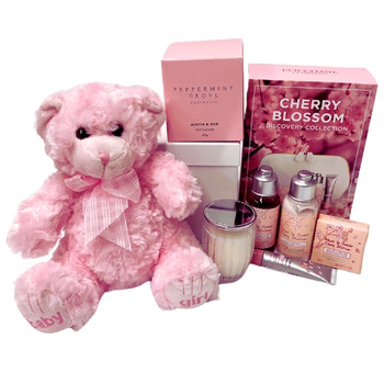 Baby Girl Gift Hampers - L'Occitane Cherry Blossom with Candle