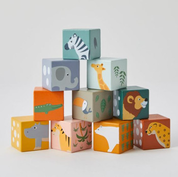 Wooden Animal Blocks 