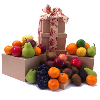 Fruit Only Tower Gift - Unique Gift Hamper