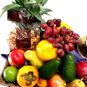 Fruit Basket + Gourmet Mixed Nuts