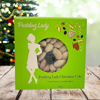 The Pudding Lady Traditional Christmas Cake 500g