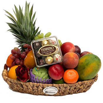 Chocolate Ferrero Collection Fruit Basket