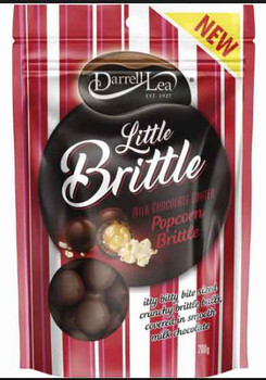 Darrell Lea Milk Chocolate Coated Popcorn Brittle 200G