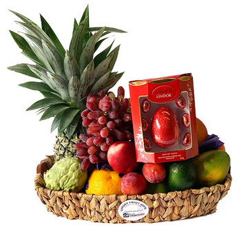 Easter Basket with Lindt Chocolate Egg