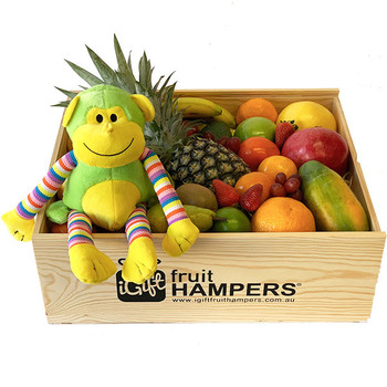 Gift Hamper Box - Funky Monkey Green