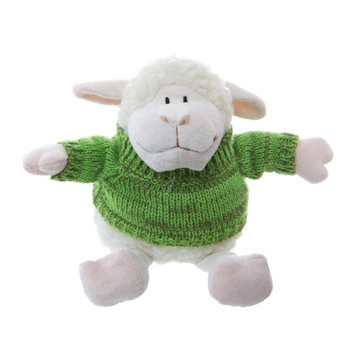 Lambert Sheep Soft Toy with Green Jumper