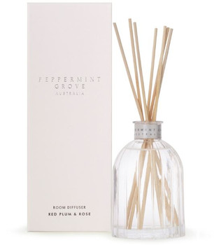 Peppermint Grove Red Plum & Rose Room Diffuser 350ml