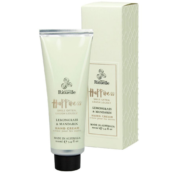 Hand Cream by Urban Rituelle | HAPPINESS| Lemongrass & Mandarin - 100ml