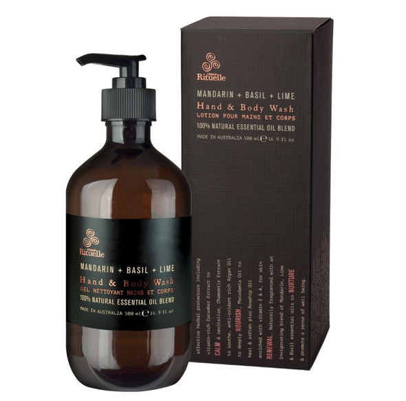 Urban Rituelle | EQUILIBRIUM | Hand & Body Wash 500ml - Mandarin + Basil + Lime