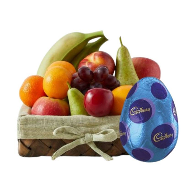 Small Fresh Fruit Basket + Easter Egg