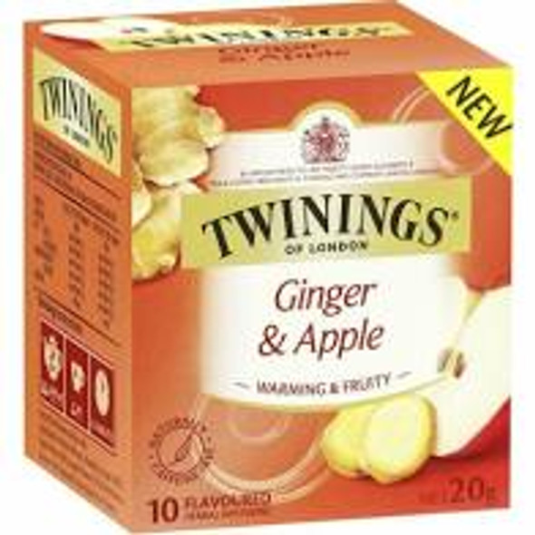 Twinings Tea of London | Ginger & Apple Tea 10pk