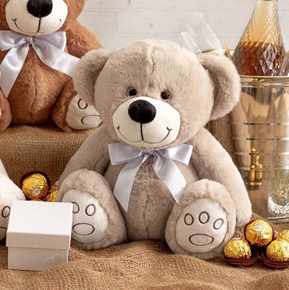 Alec Soft Teddy Bear with Bow