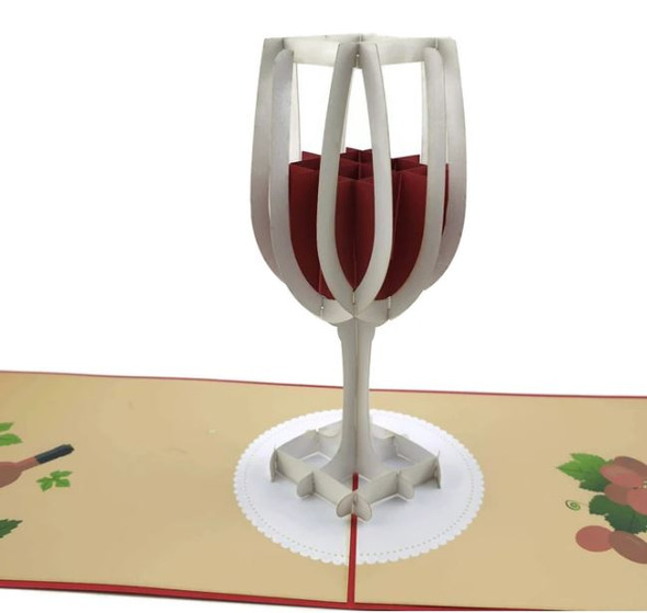 Pop Up Cards | Wine Glass